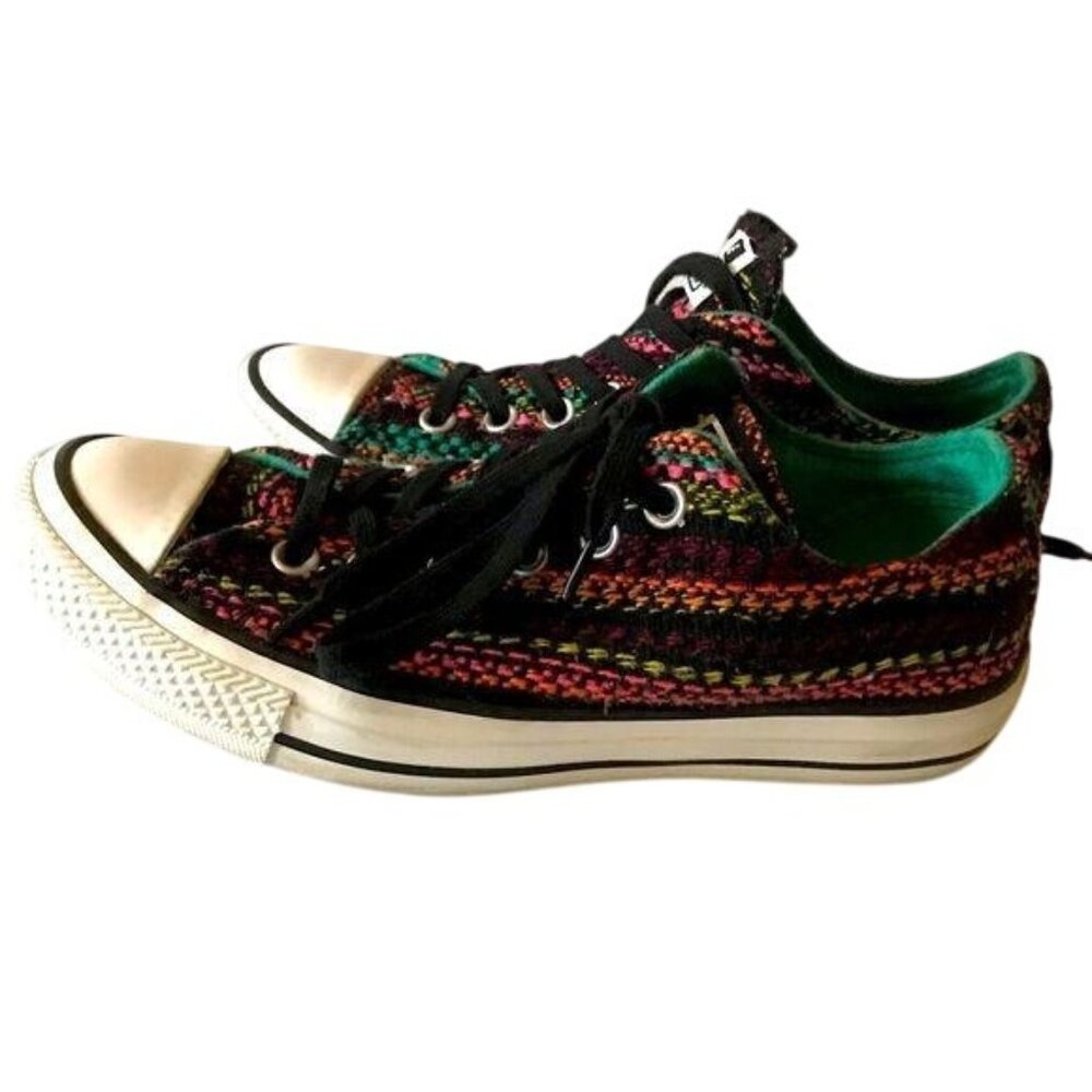 Converse Chuck Taylor Rasta Women Size 7 Sneakers Braided Low Tops Retro 90s Y2K